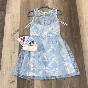 ☀️Charming Blue Floral Dress